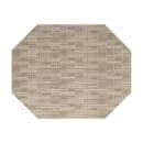 Front of the House Rectangular Metroweave® Woven Vinyl Placemat - 14" x 11", Tan (XPM027TAV83) thumbnail 2