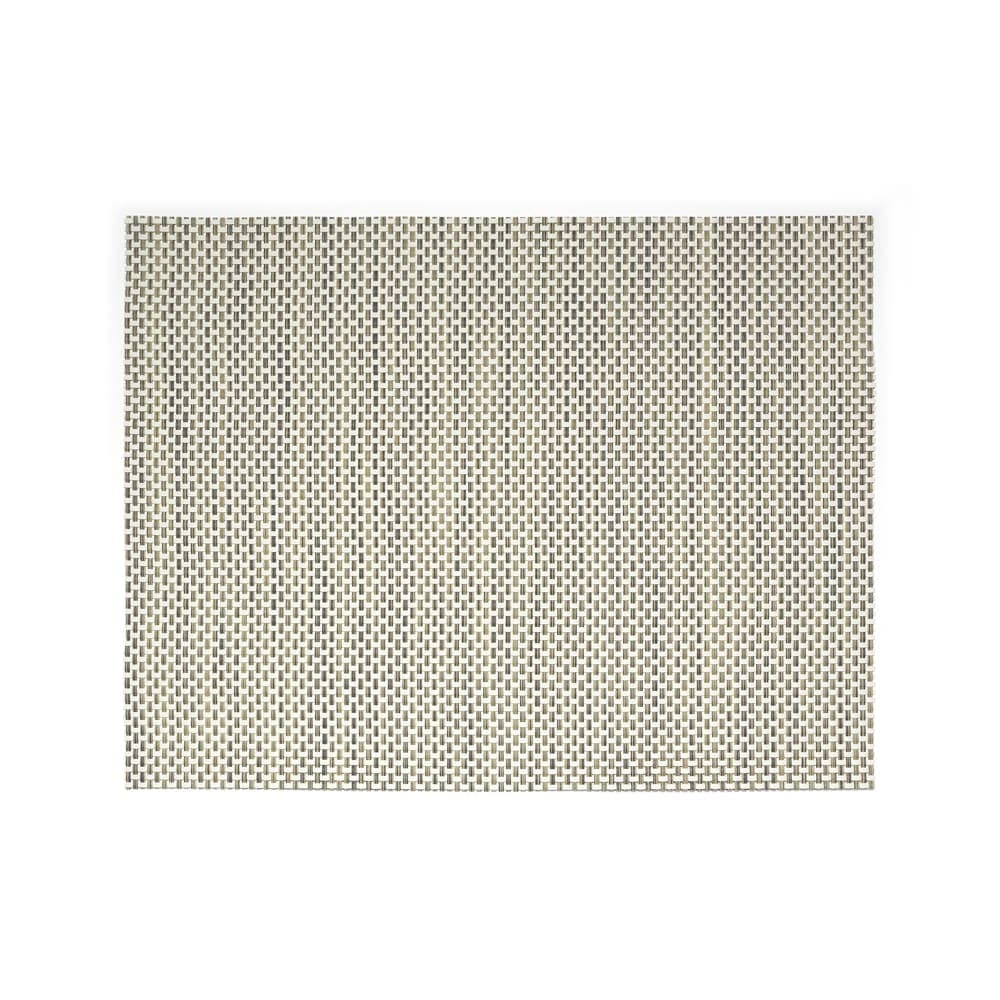 Front of the House Rectangular Metroweave® Woven Vinyl Placemat - 16" x 12", Tan (XPM038TAV83)