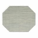 Front of the House Rectangular Metroweave® Woven Vinyl Placemat - 14" x 11", Tan (XPM040TAV83) thumbnail 2