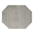 Front of the House Rectangular Metroweave® Woven Vinyl Placemat - 14" x 11", Silver (XPM043SIV83) thumbnail 2
