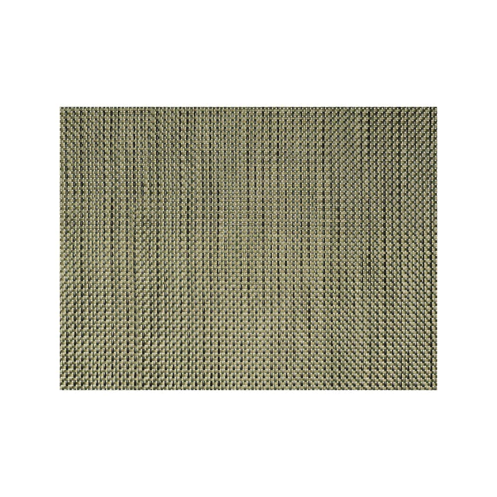 Front of the House Rectangular Metroweave® Woven Vinyl Placemat - 16" x 12", Gold (XPM050GOV83)
