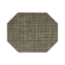 Front of the House Rectangular Metroweave® Woven Vinyl Placemat - 14" x 11", Olive (XPM058GRV83) thumbnail 2