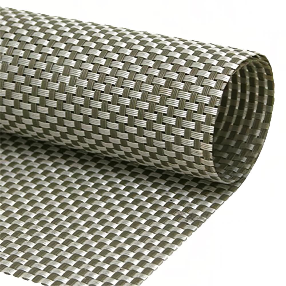 Front of the House Rectangular Metroweave® Woven Vinyl Placemat - 16" x 12", Sage (XPM067GRV83)