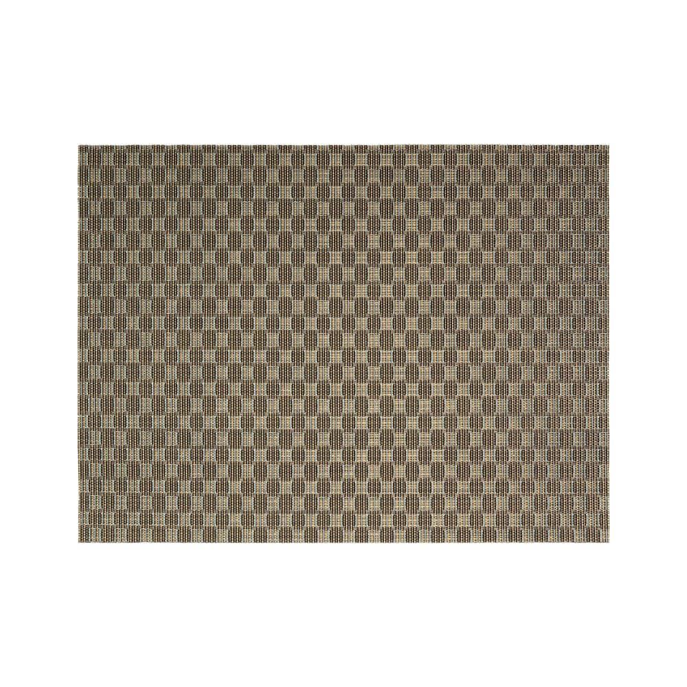 Front of the House Rectangular Metroweave® Woven Vinyl Placemat - 16" x 12", Bronze (XPM083GOV83)
