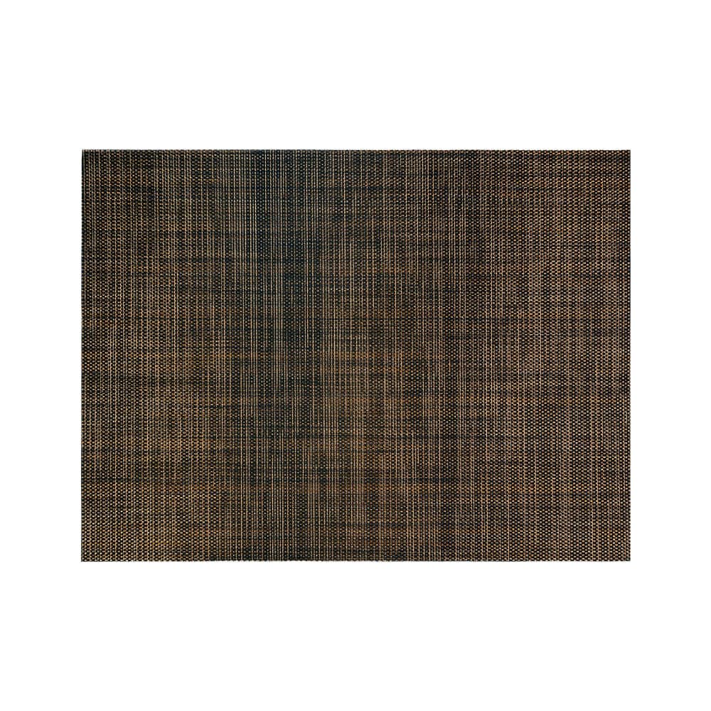 Front of the House Rectangular Metroweave® Woven Vinyl Placemat - 16" x 12", Copper (XPM086COV83)