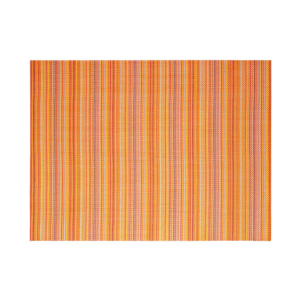 Front of the House Rectangular Metroweave® Woven Vinyl Placemat - 16" x 12", Oranges (XPM088ORV83)