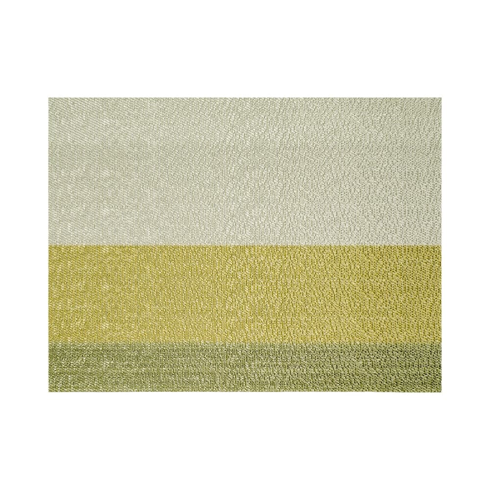 Front of the House Rectangular Metroweave® Woven Vinyl Placemat - 16" x 12", Metallics (XPM090MUV83)