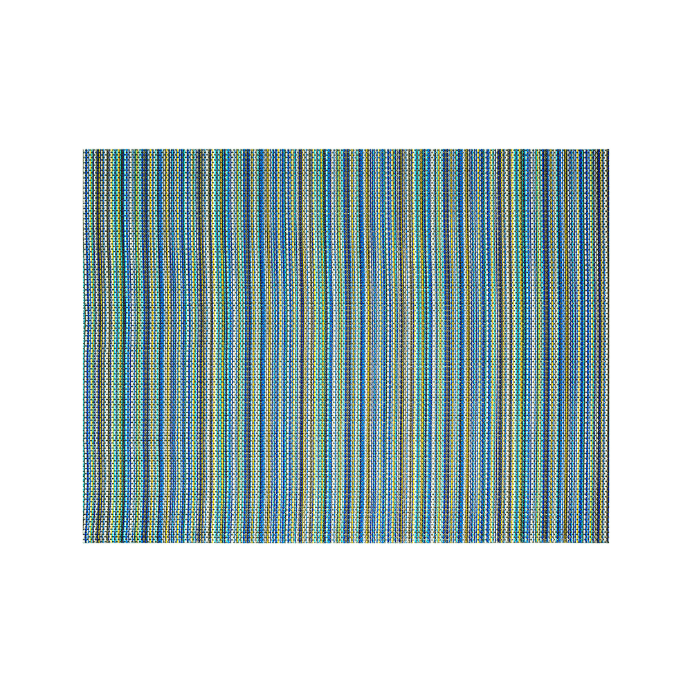 Front of the House Rectangular Metroweave® Woven Vinyl Placemat - 16" x 12", Marine (XPM106BLV83)