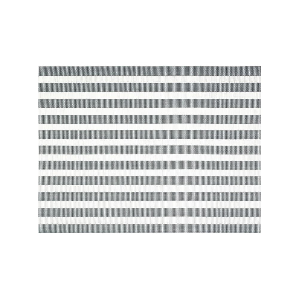 Front of the House Rectangular Metroweave® Woven Vinyl Placemat - 16" x 12", Silver (XPM111SIV83)