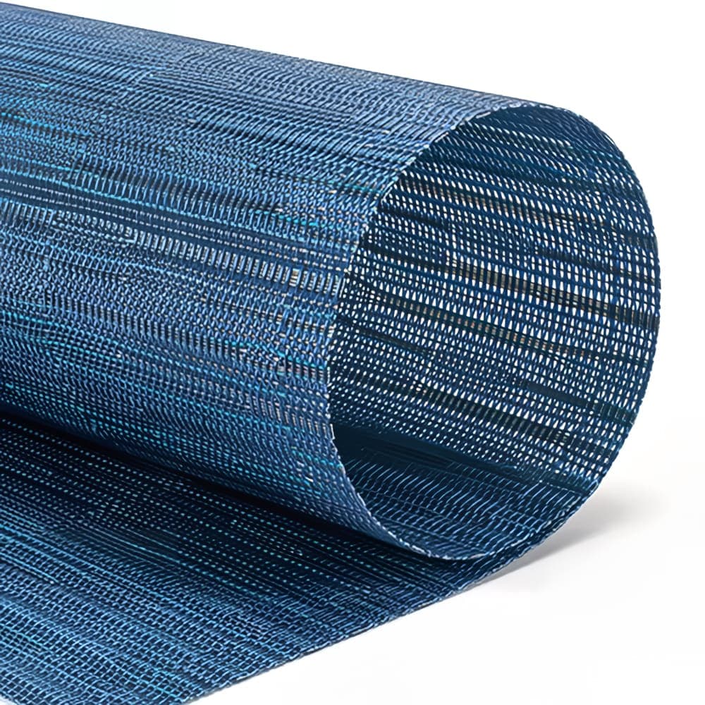 Front of the House Rectangular Metroweave® Woven Vinyl Placemat - 16" x 12", Blues (XPM119BLV83)