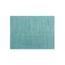 Front of the House Rectangular Metroweave® Woven Vinyl Placemat - 16" x 12", Teal (XPM125HBV83) thumbnail 2