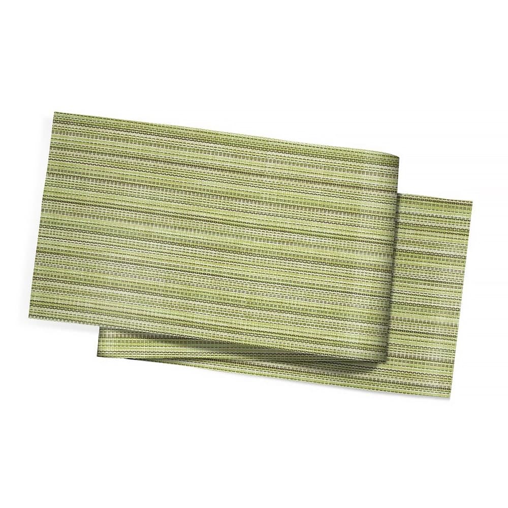 Front of the House Rectangular Metroweave® Woven Vinyl Runner - 72" x 14", Green (XRU008GRV80)