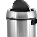 Alpine Industries 470-65L-1 17 gal Indoor Decorative Trash Can - Metal, Stainless Steel thumbnail 2