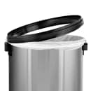 Alpine Industries 470-65L-1 17 gal Indoor Decorative Trash Can - Metal, Stainless Steel thumbnail 3