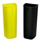 Alpine Industries 470-R-40L 10 1/2 gal Indoor Decorative Trash Can w/ (2) Compartments - Metal, Brushed Stainless thumbnail 6