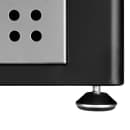 Alpine Industries 471-40-SIL 40 gal Outdoor Decorative Trash Can - Metal, Silver thumbnail 6