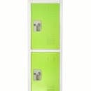 Alpine Industries 629-204-GRN Four Section Locker w/ (4) Hooks - 12"W x 12"D x 72"H, Steel, Green thumbnail 4
