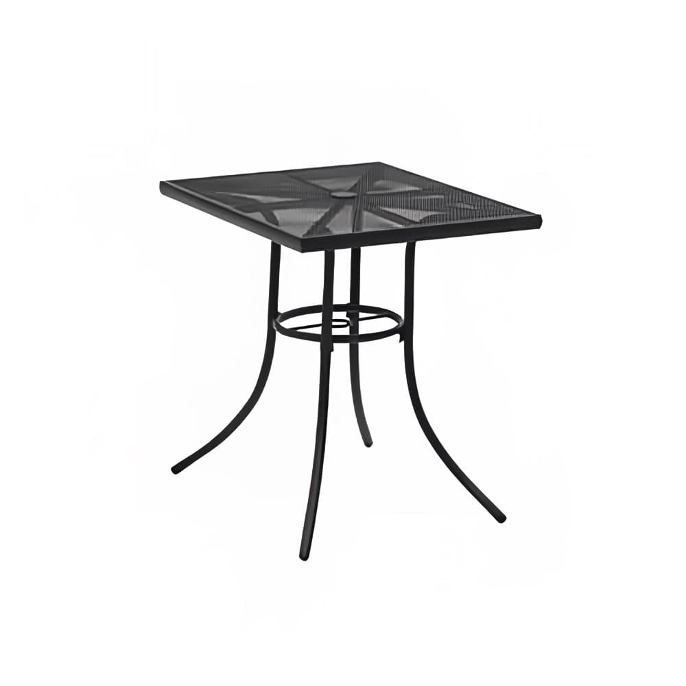 Wabash Valley 36" Square Sullivan Outdoor Table - Steel, Textured Black (SU2V38P)