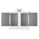 Leer L060UASP 73" Outdoor Ice Merchandiser w/ (140) 10 lb Bag Capacity - White, 120v thumbnail 4