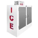 Leer L060UASP 73" Outdoor Ice Merchandiser w/ (140) 10 lb Bag Capacity - White, 120v thumbnail 5