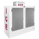 Leer L060UASP 73" Outdoor Ice Merchandiser w/ (140) 10 lb Bag Capacity - White, 120v thumbnail 6