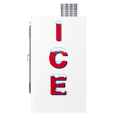 Leer L065UASP 64" Outdoor Ice Merchandiser w/ (130) 10 lb Bag Capacity - White, 115v thumbnail 8