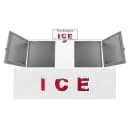 Leer L075SCSP 96" Outdoor Slanted Ice Merchandiser w/ (185) 10 lb Bag Capacity - Solid Doors, 115v thumbnail 4