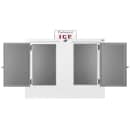 Leer L085UASP 84" Outdoor Ice Merchandiser w/ (180) 10 lb Bag Capacity - White, 120v thumbnail 4