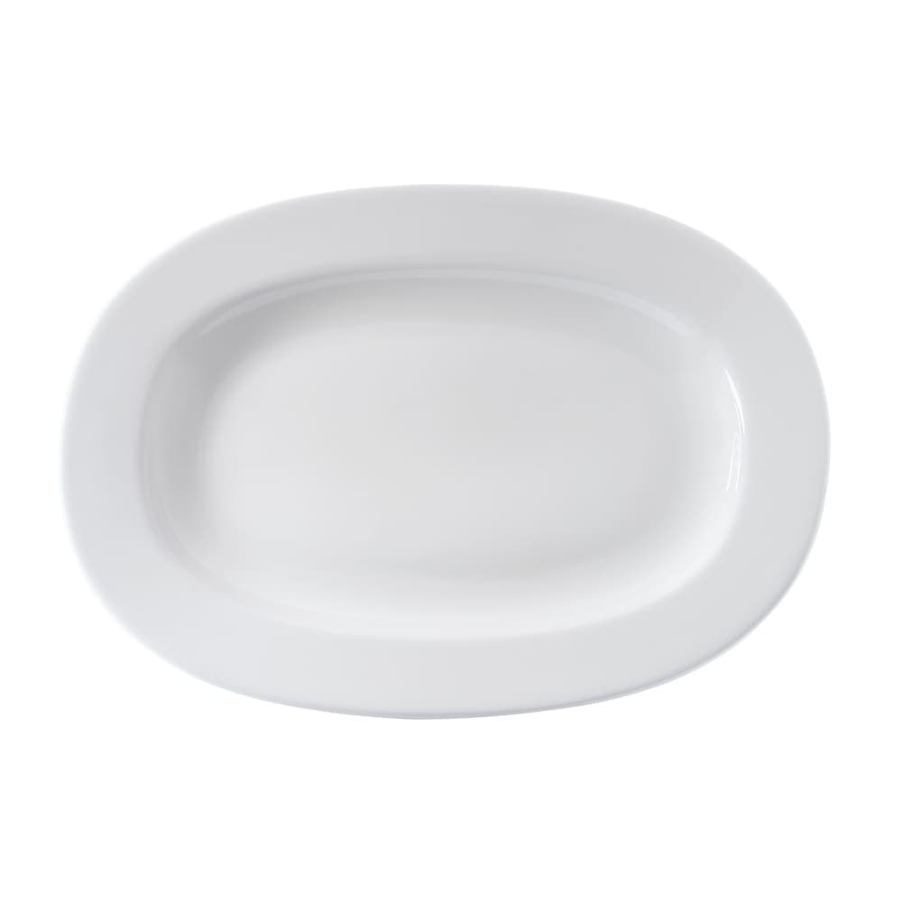 Churchill 13" Oval Alchemy® Plate - Fine China, White (APR AO131)