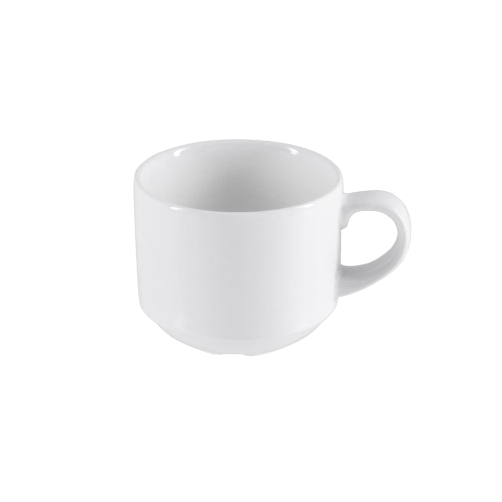 Churchill 7 oz Alchemy® Tea Cup - Fine China, White (APR ASC71)