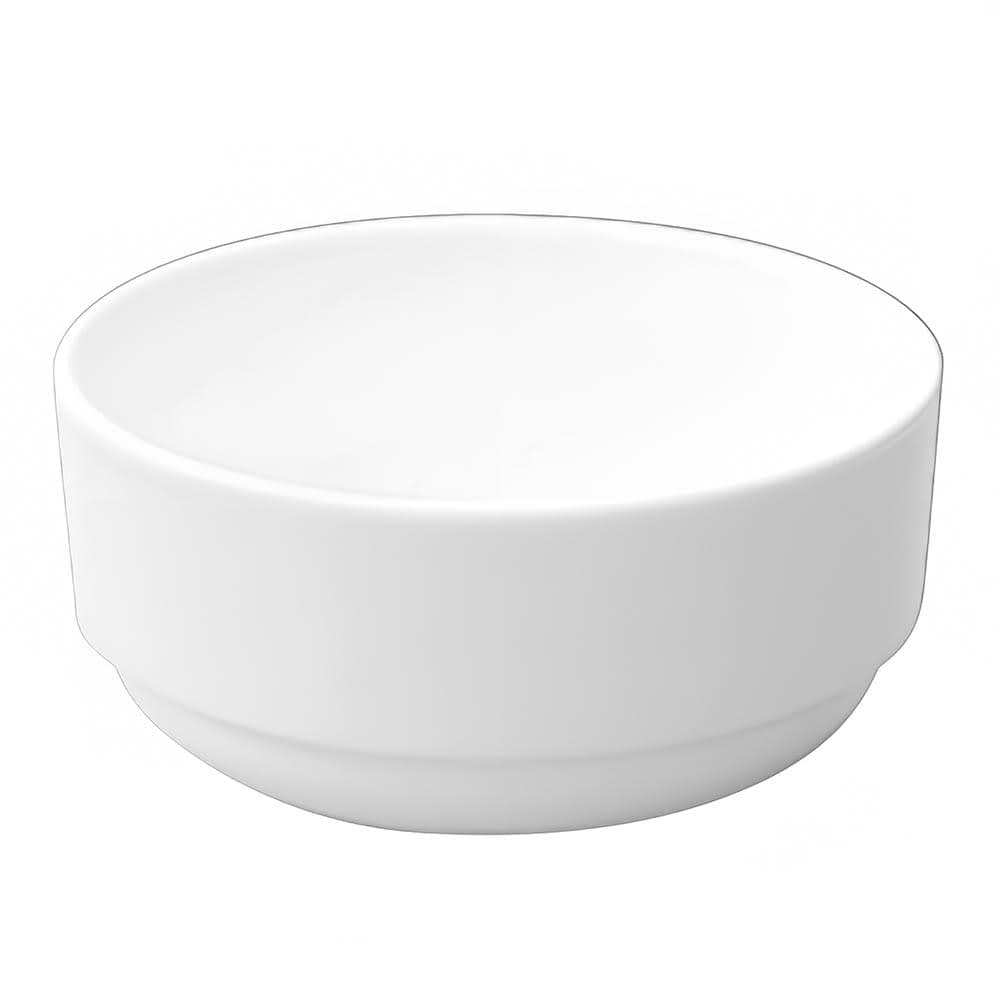 Churchill 10 oz Round Alchemy® Consommé Bowl - Fine China, White (APR AUCB1)