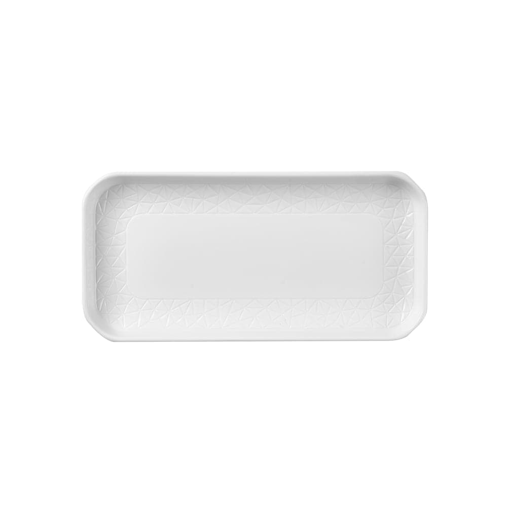 Churchill Oblong Alchemy®Abstract Tray - 10 3/4" x 5 1/8", Fine China, White (APRDDT261)