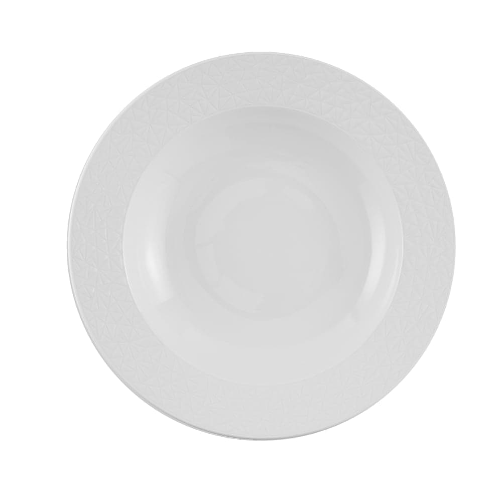 Churchill 28 oz Round Alchemy® Pasta Bowl - China, White (APRDUPRB1)
