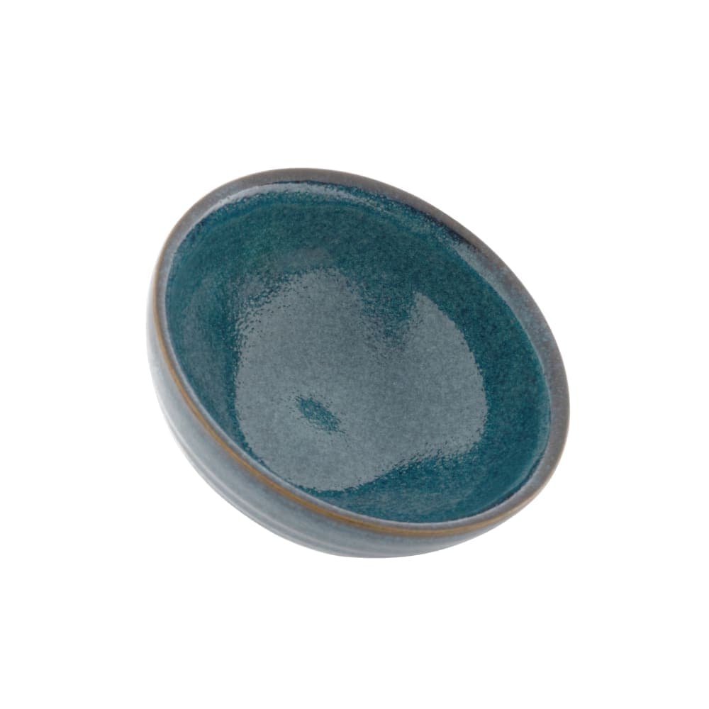 Churchill 6 oz Round Snack Bowl - Ceramic, Sapphire Ripple (BCBLRP61)