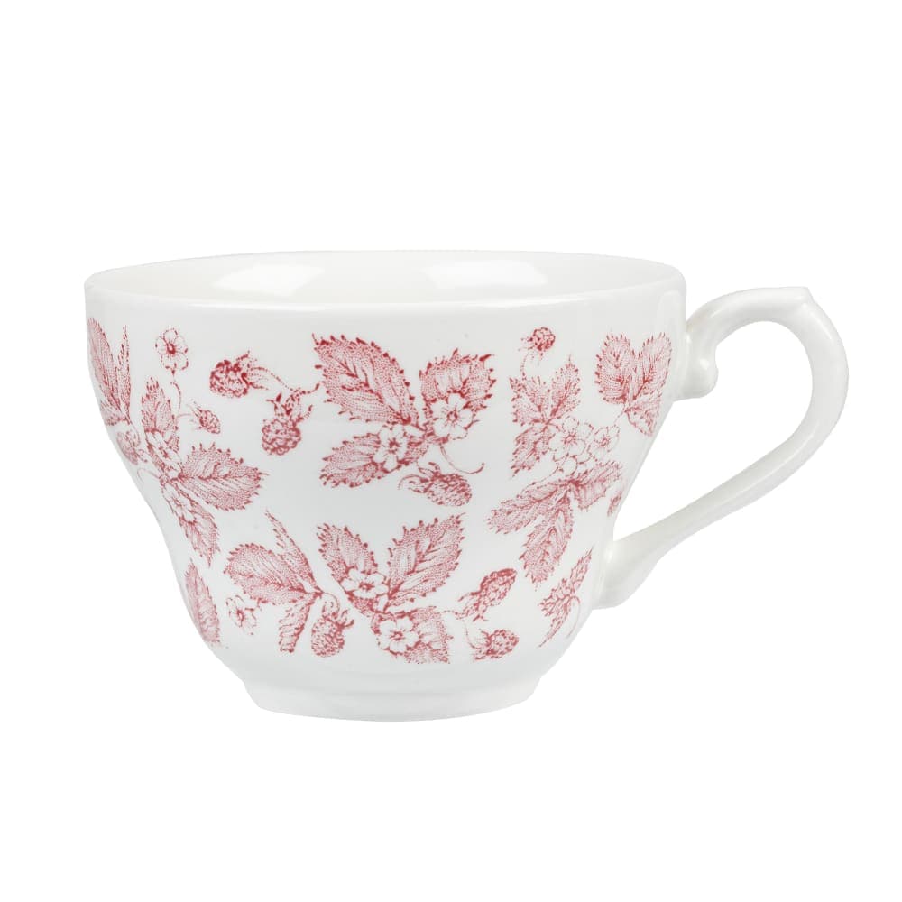 Churchill 7 oz Vintage Prints Georgian Tea Cup - Fine China, Cranberry Bramble (CBAGTC71)