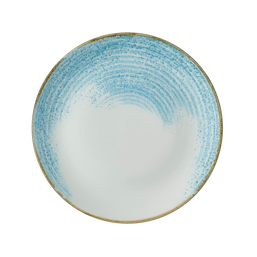 Churchill 10 1/4" Round Studio Prints® Coupe Plate - Ceramic, Aquamarine (HAAMEV101)