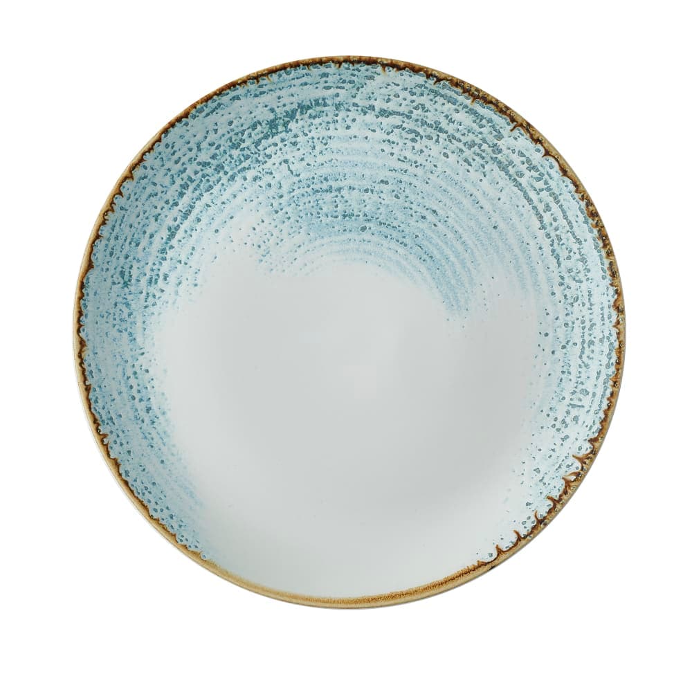 Churchill 11 1/4" Round Studio Prints® Coupe Plate - Ceramic, Aquamarine (HAAMEV111)