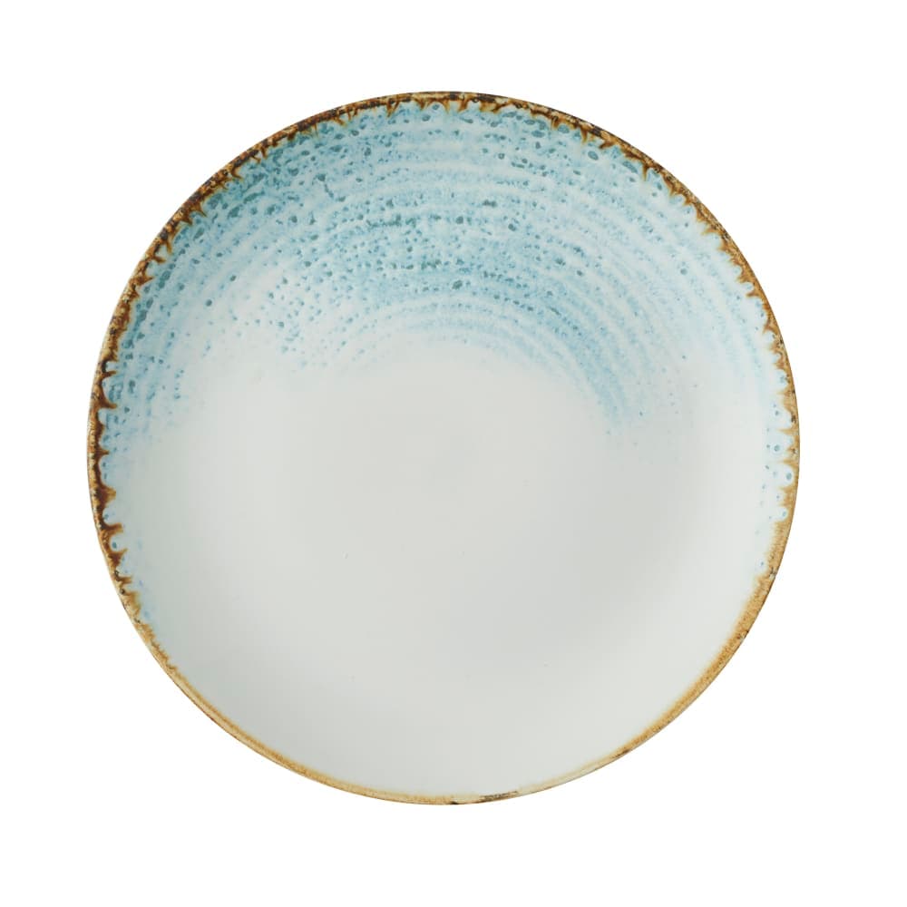 Churchill 8 11/16" Round Studio Prints® Coupe Plate - Ceramic, Aquamarine (HAAMEVP81)