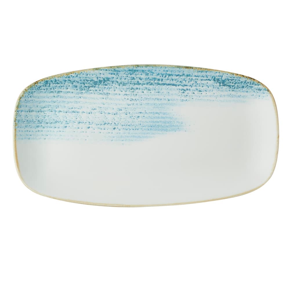 Churchill 11 3/4" x 6" Rectangular Studio Prints® Coupe Plate - Ceramic, Aquamarine (HAAMXO111)