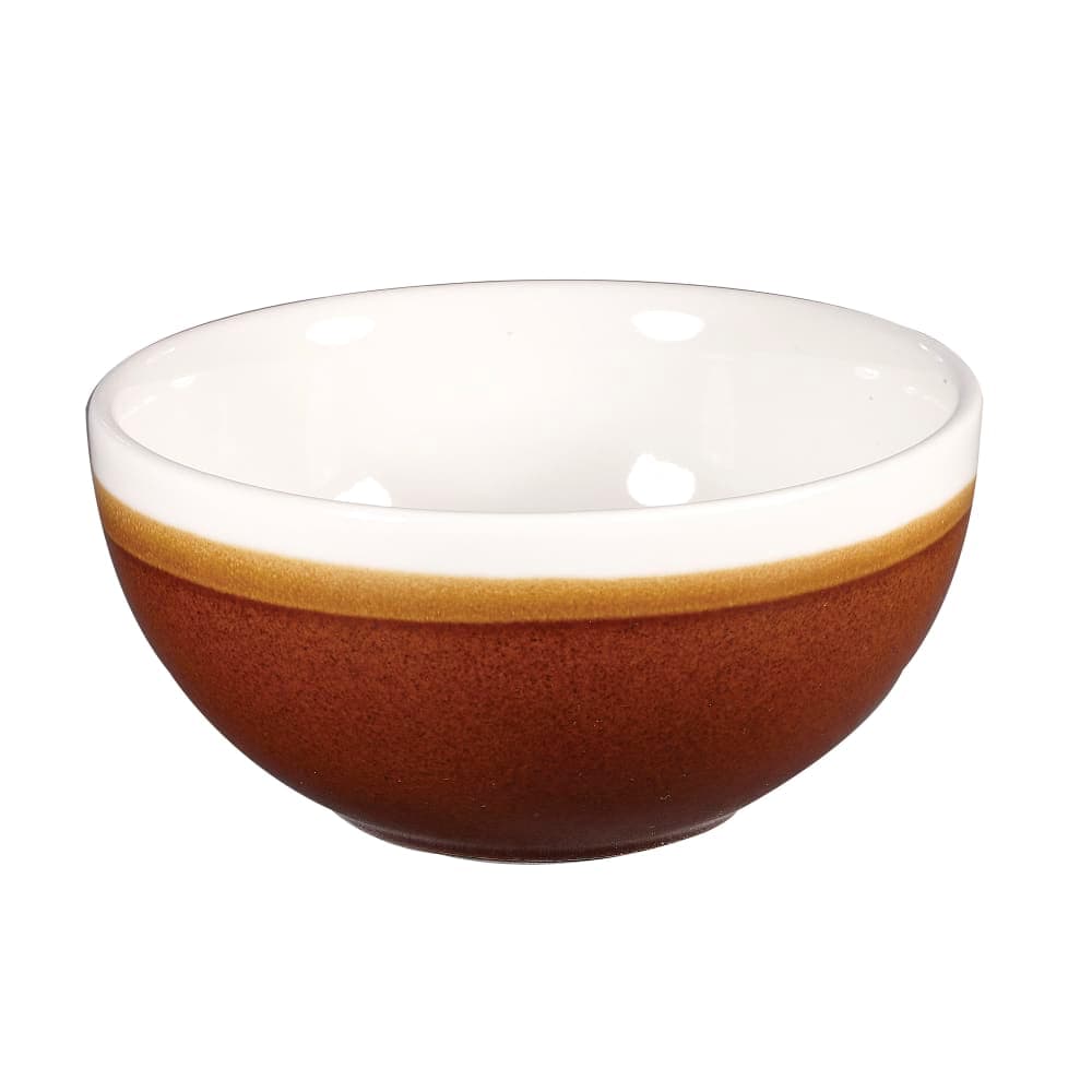 Churchill 16 oz Round Monochrome Soup Bowl - Ceramic, Cinnamon Brown (MOBRRBL61)