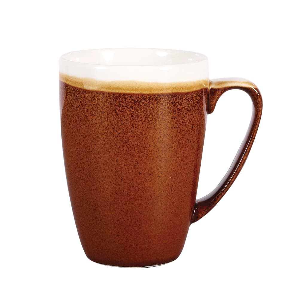 Churchill 12 oz Monochrome Mug - Ceramic, Cinnamon Brown (MOBRVM121)