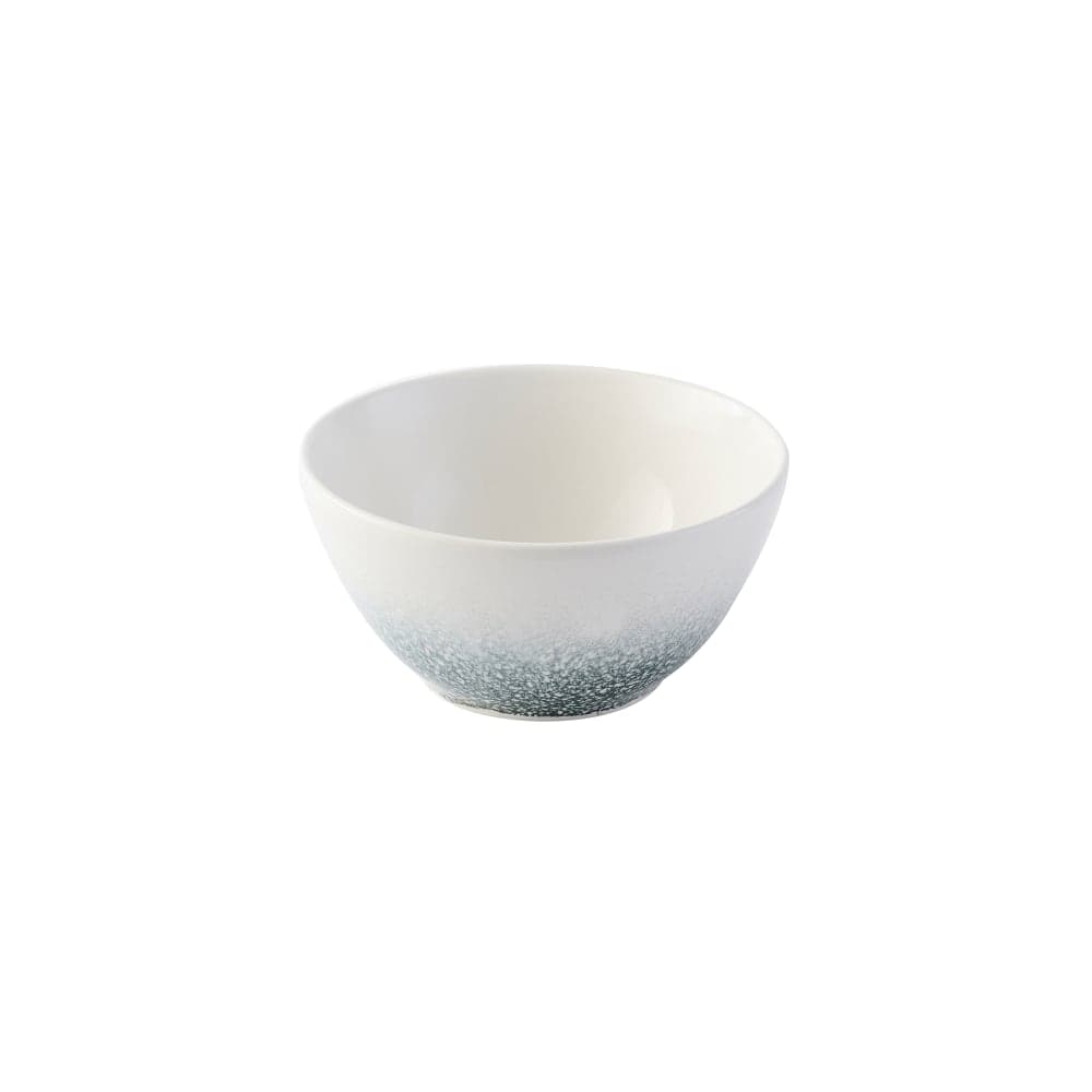 Churchill 14 oz Round Studio Prints® Raku Nourish Snack Bowl - Ceramic, Topaz Blue (RKTBBS141)