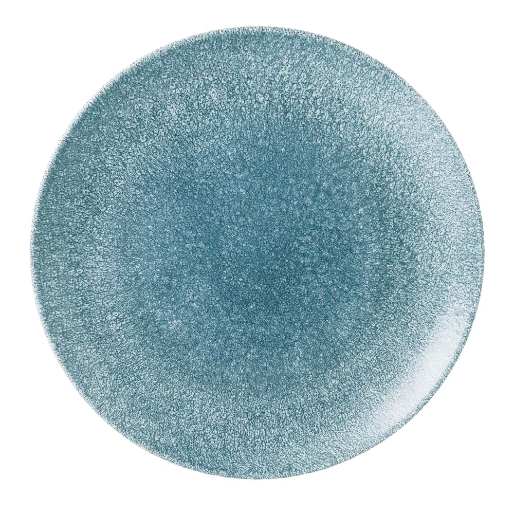 Churchill 8 2/3" Round Studio Prints® Plate - Ceramic, Topaz Blue (RKTBEVP81)