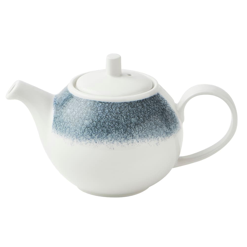 Churchill 15 oz Studio Prints® Coffee Pot/Tea Pot- Ceramic, Topaz Blue (RKTBSB151)
