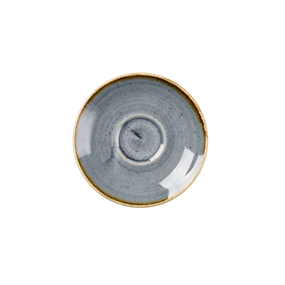 Churchill 4 1/2" Round Stonecast® Saucer for SBBSCEB91 - Ceramic, Blueberry (SBBSESS1)