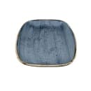 Churchill 13 7/8" x 7 3/8" Oblong Stonecast® Chef's Plate - Ceramic Blueberry (SBBSXO141) thumbnail 4