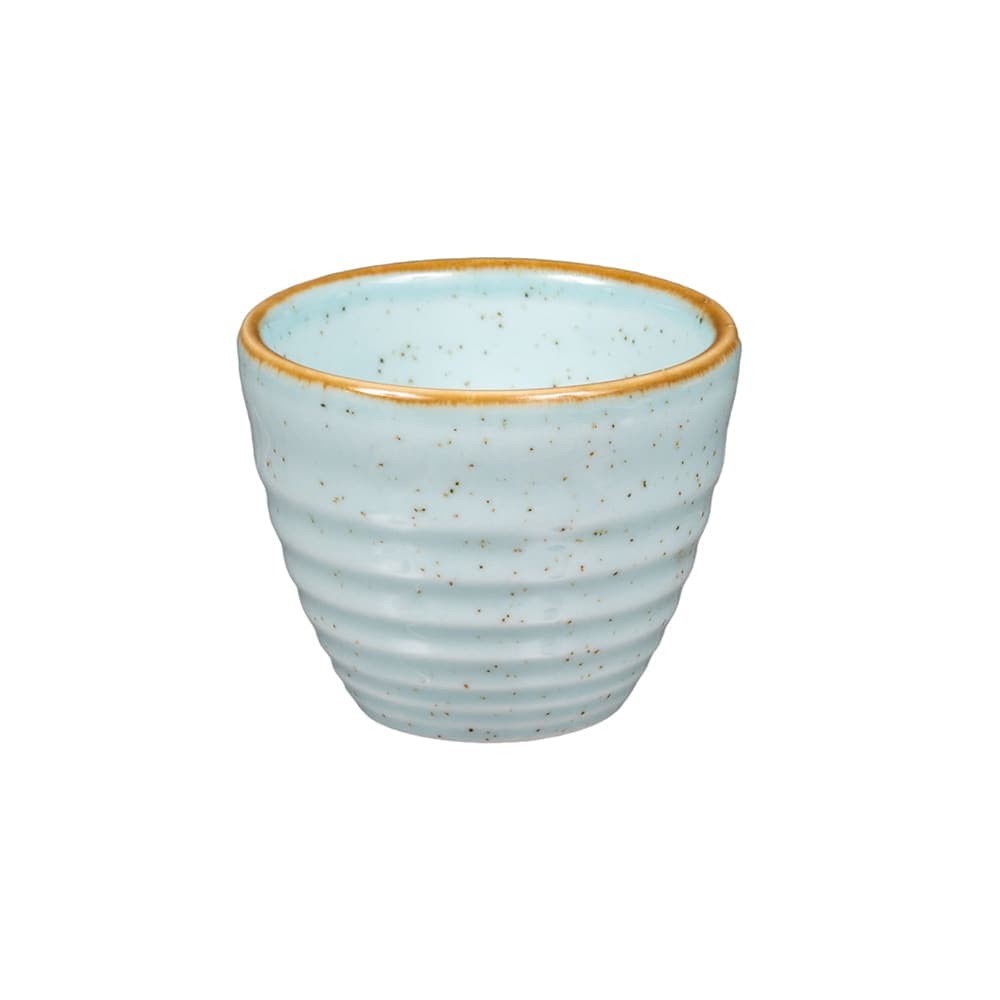Churchill 2 oz Stonecast Ripple Dipper Pot - Ceramic, Duck Egg Blue (SDESRPD21)