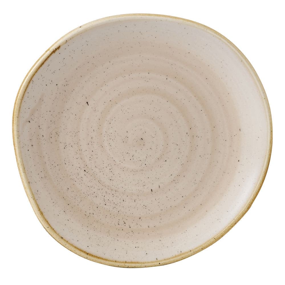 Churchill 7 1/4" Round Stonecast Plate - Ceramic, Nutmeg Cream (SNMSOG71)