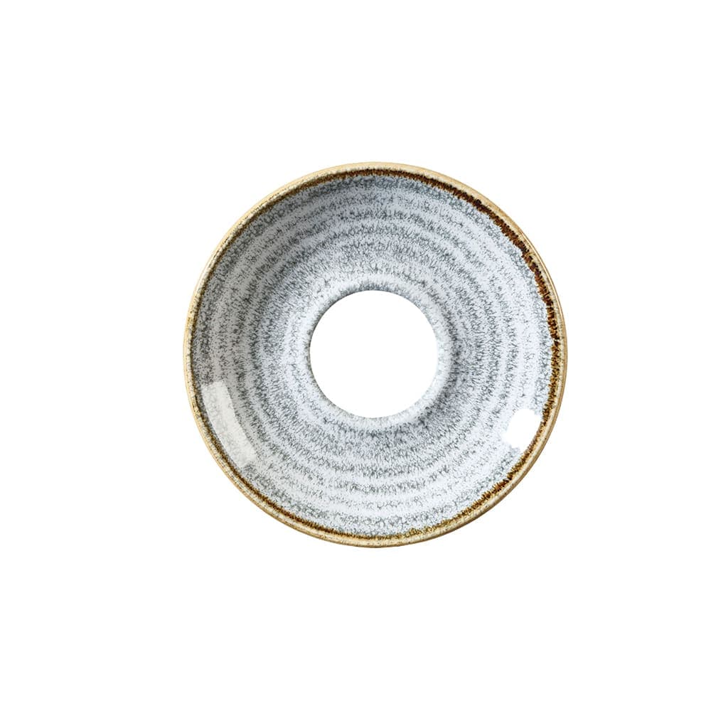 Churchill 6 1/4" Round Homespun Saucer - Ceramic, Stone Gray (SPSGCSS1)