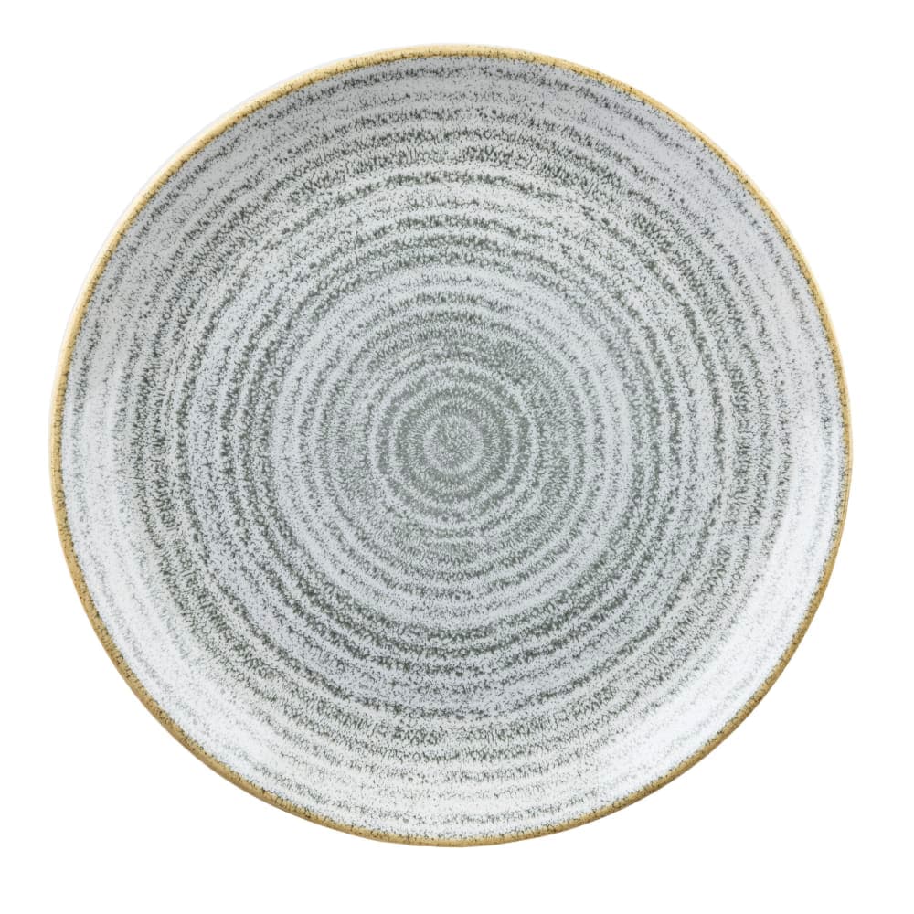 Churchill 6 1/2" Round Studio Prints® Coupe Plate - Ceramic, Stone Gray (SPSGEVP61)